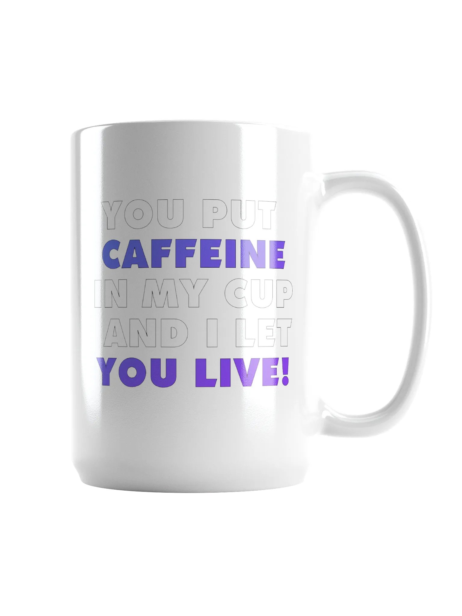 Give Caffeine Mug (15oz) product image (1)