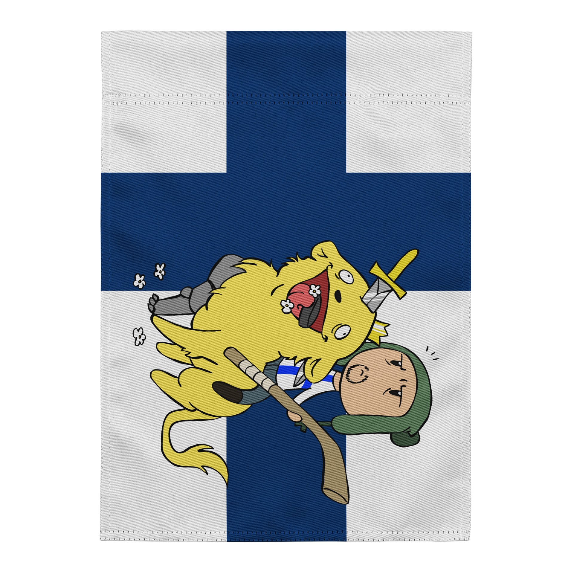 Finland and Lion Garden Flag product image (2)