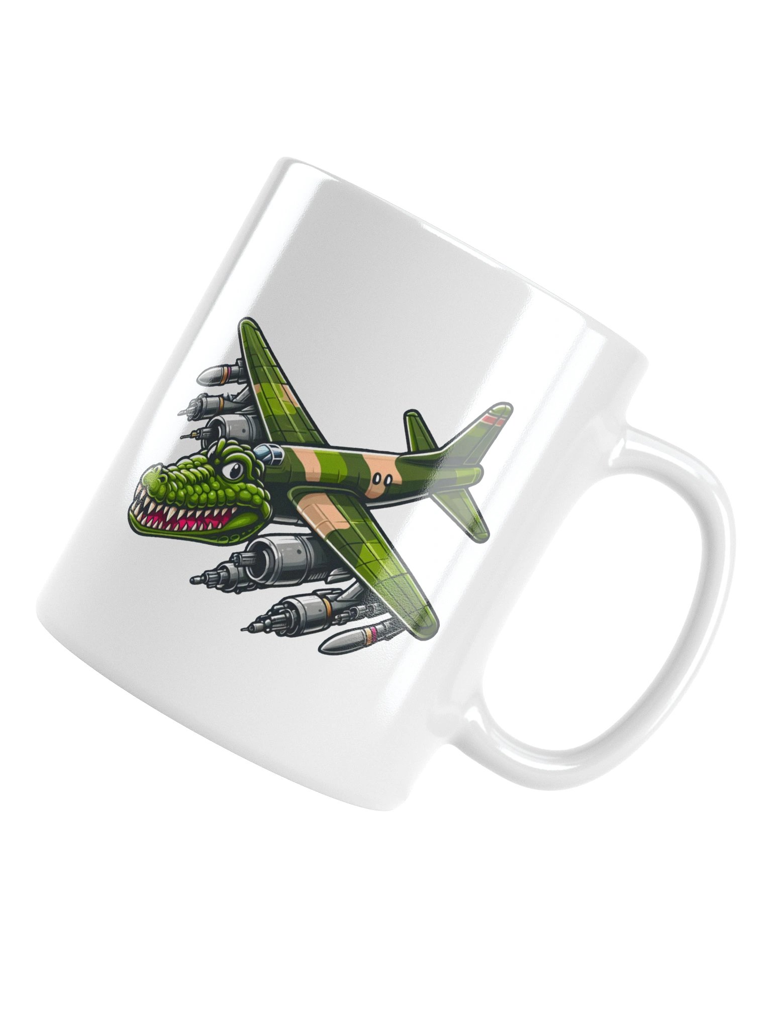 Bombardiro Crocodilo Mug – Brainrot Fanart Cartoon product image (10)