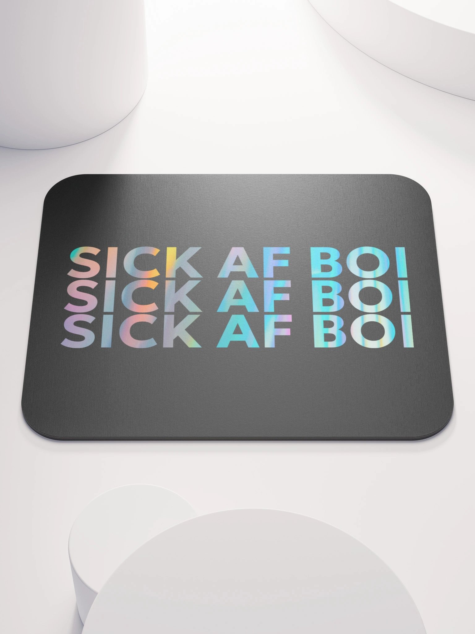 Sick AF Boi Mousepad | Runesy Merch Collection | Classic Mousepad product image (1)
