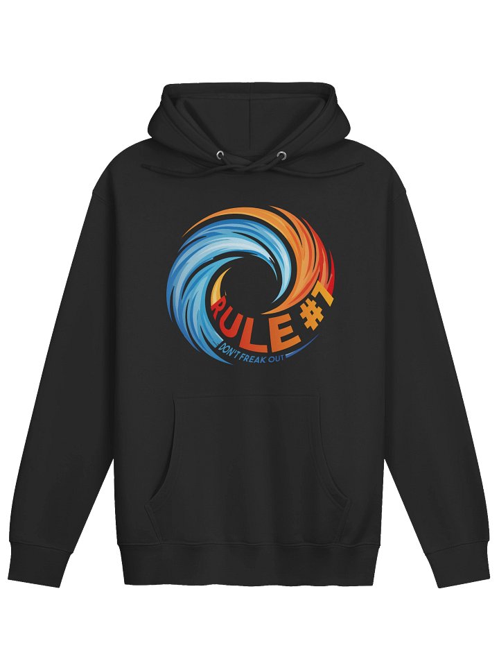 Rule #7 Hoodie Orange and Blue product image (5)