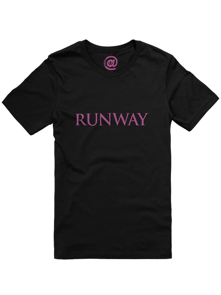Runway Magazine Studio 1 - Black Premium T-Shirt - Pink Logo product image (1)