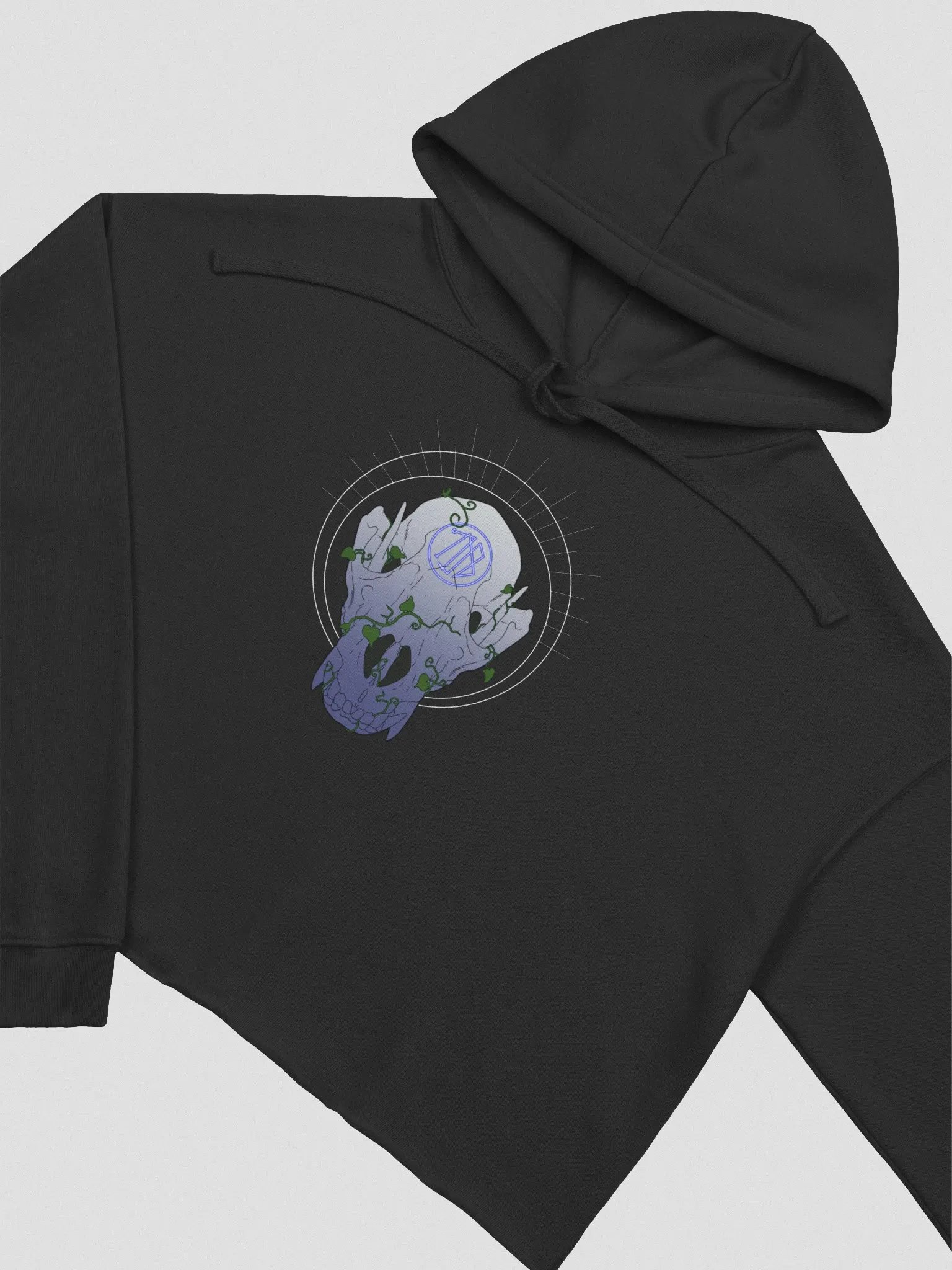 Skull - Crop Hoodie product image (3)
