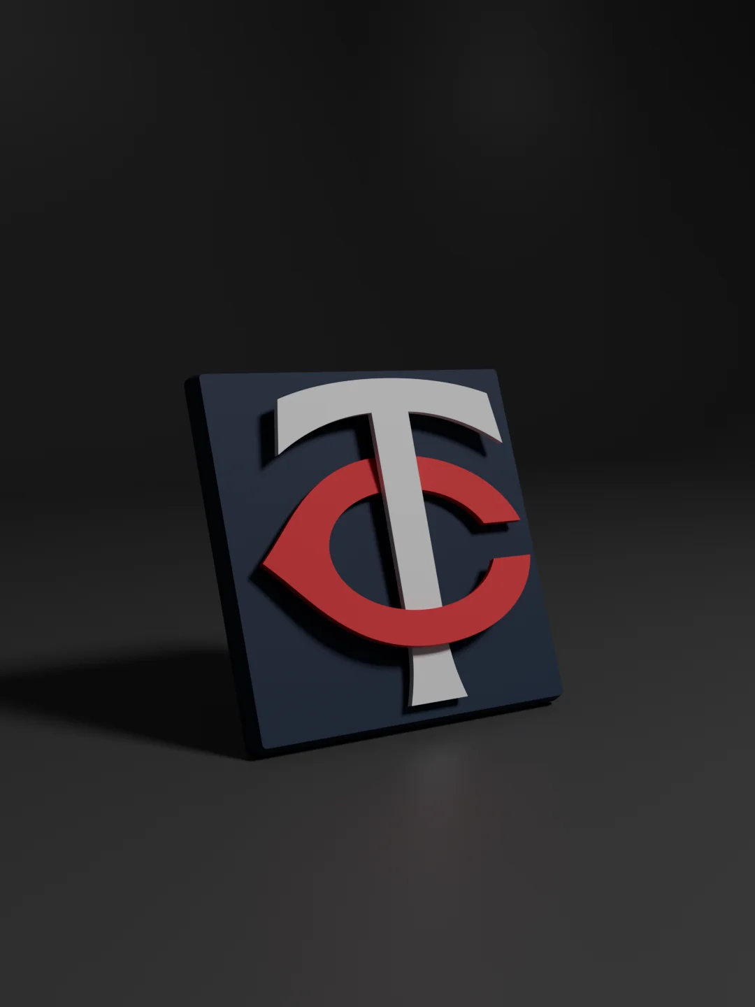 Minnesota Twins 3D Printed Floating Logo Sign (Digital File Only) product image (1)