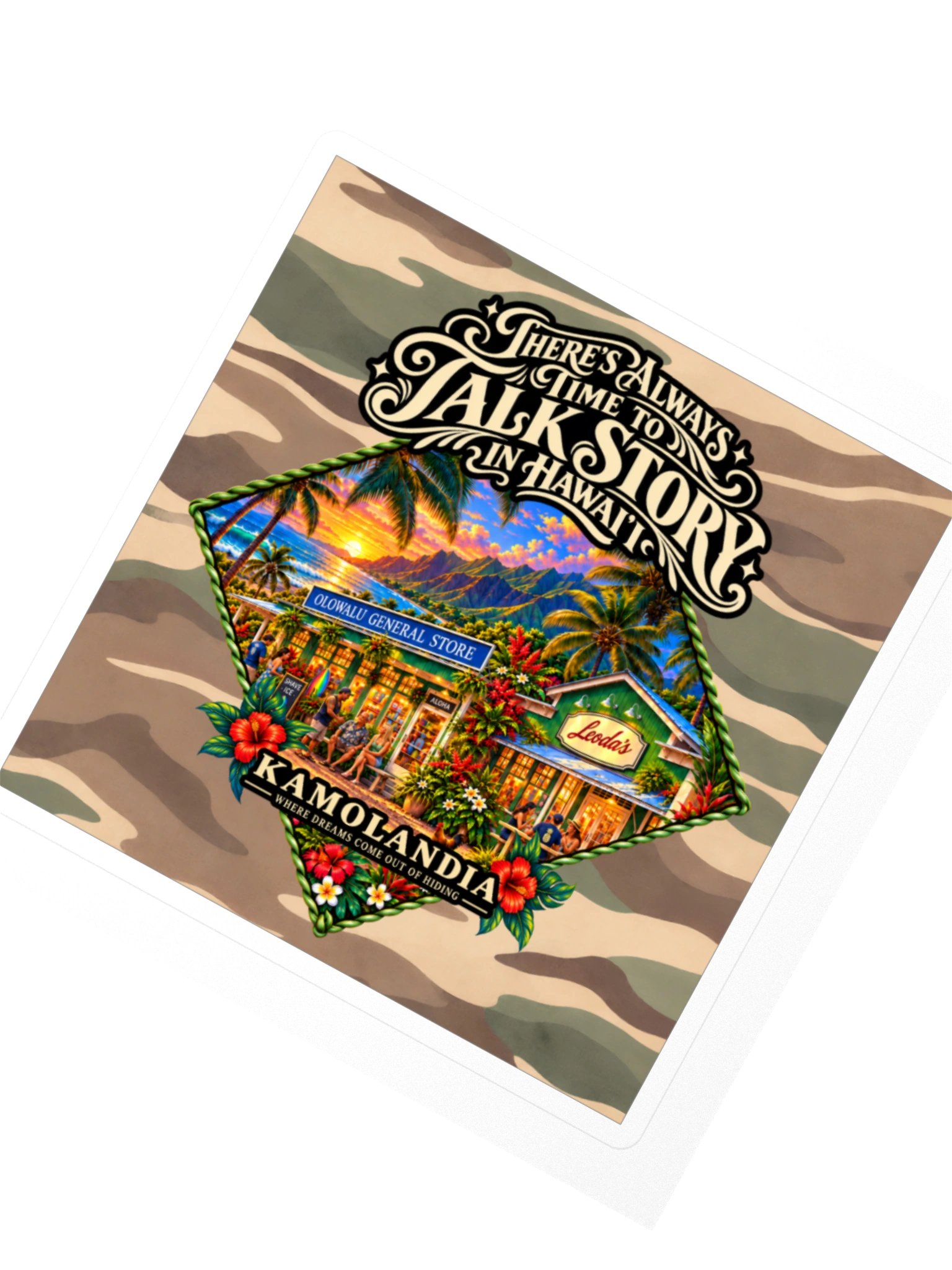 General Store — Talk Story Sticker Camo product image (2)