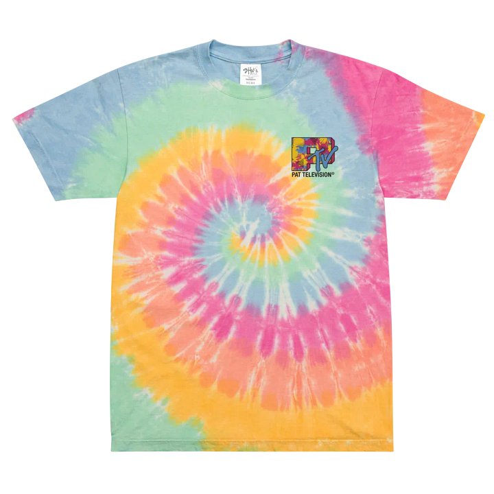 PatTV Psychedelic Tie-Dye Tee product image (2)