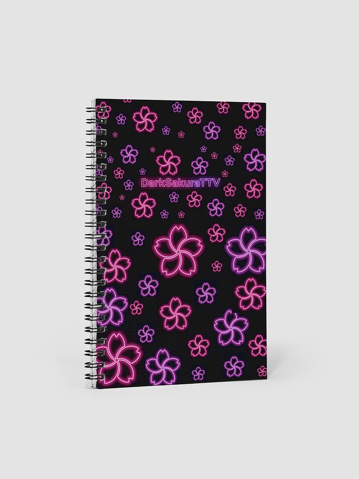 DarkSakuraTTV Neon Logo Notebook product image (1)