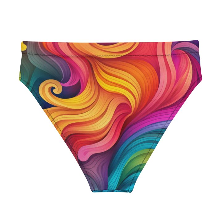 Vibrant Rainbow Swirl Bikini Bottom product image (1)