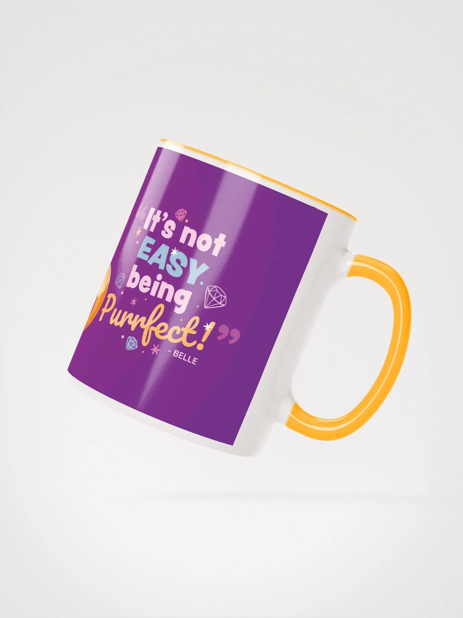 Cookie Cats - Belle Purrfect Reflection Ceramic Mug product image (2)