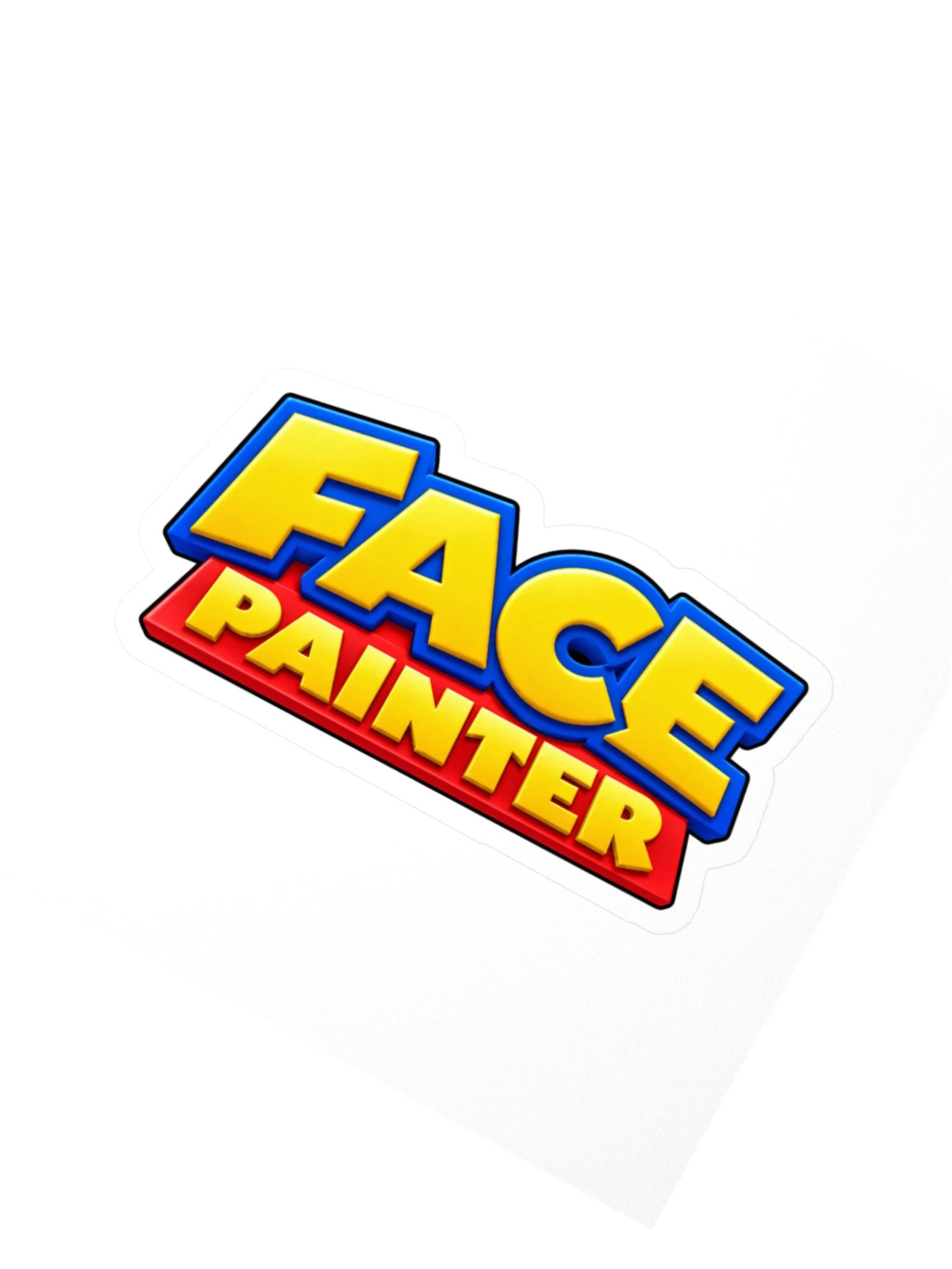 Face Painter Story Kiss Cut Sticker product image (2)