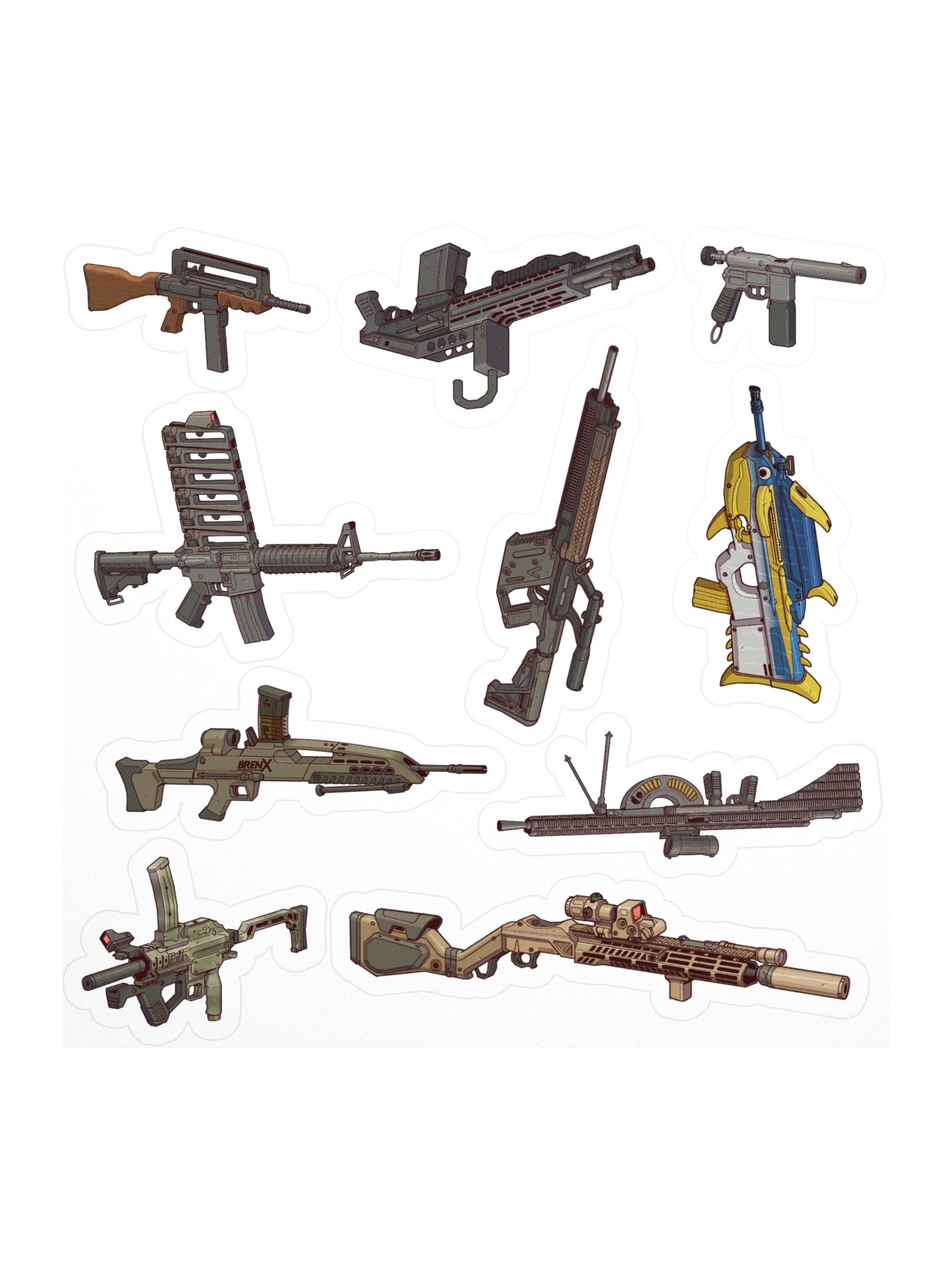 Cursed Gun Stickers 2026 product image (1)
