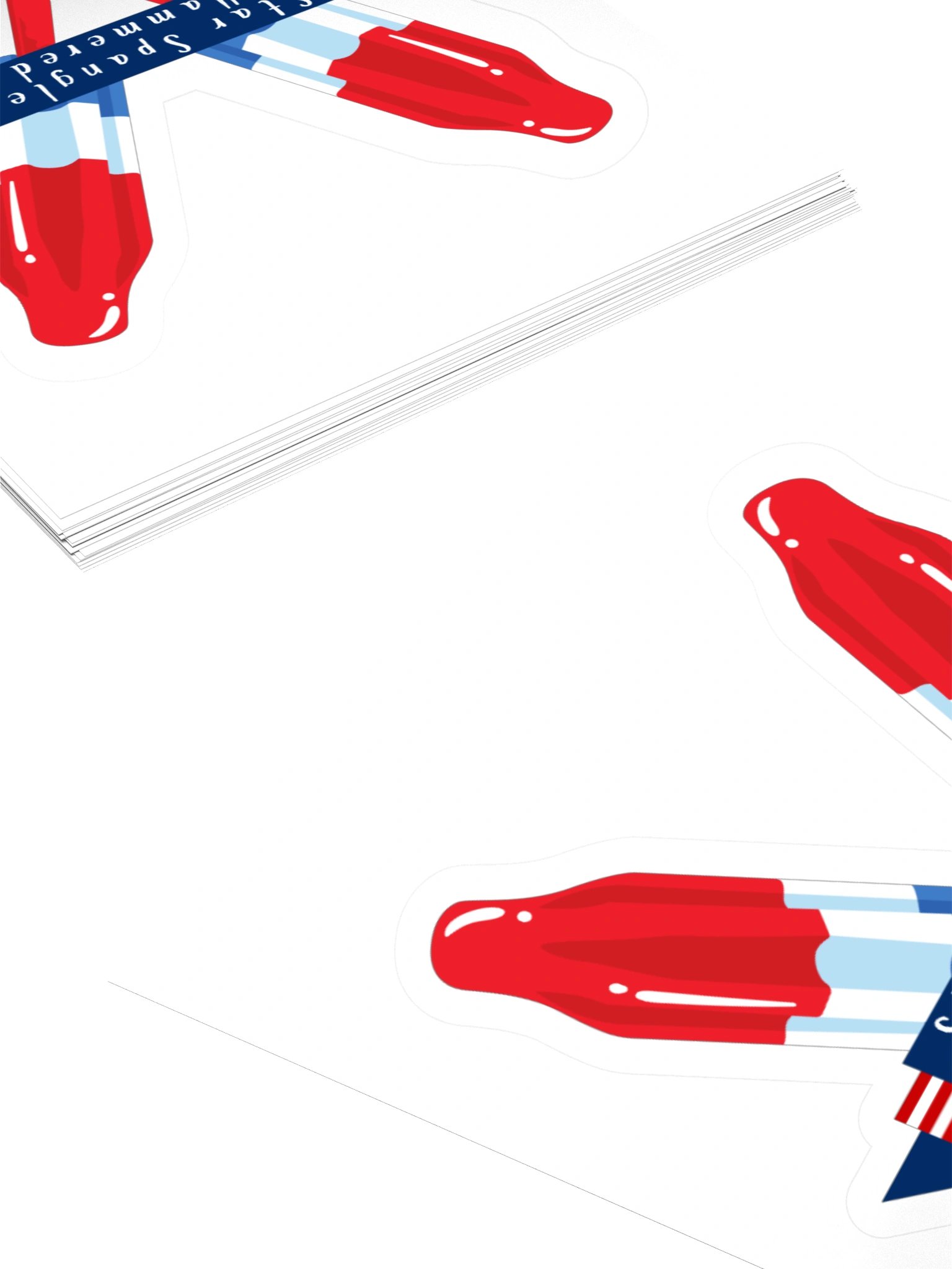 Star Spangled Hammered Firework Sticker product image (10)