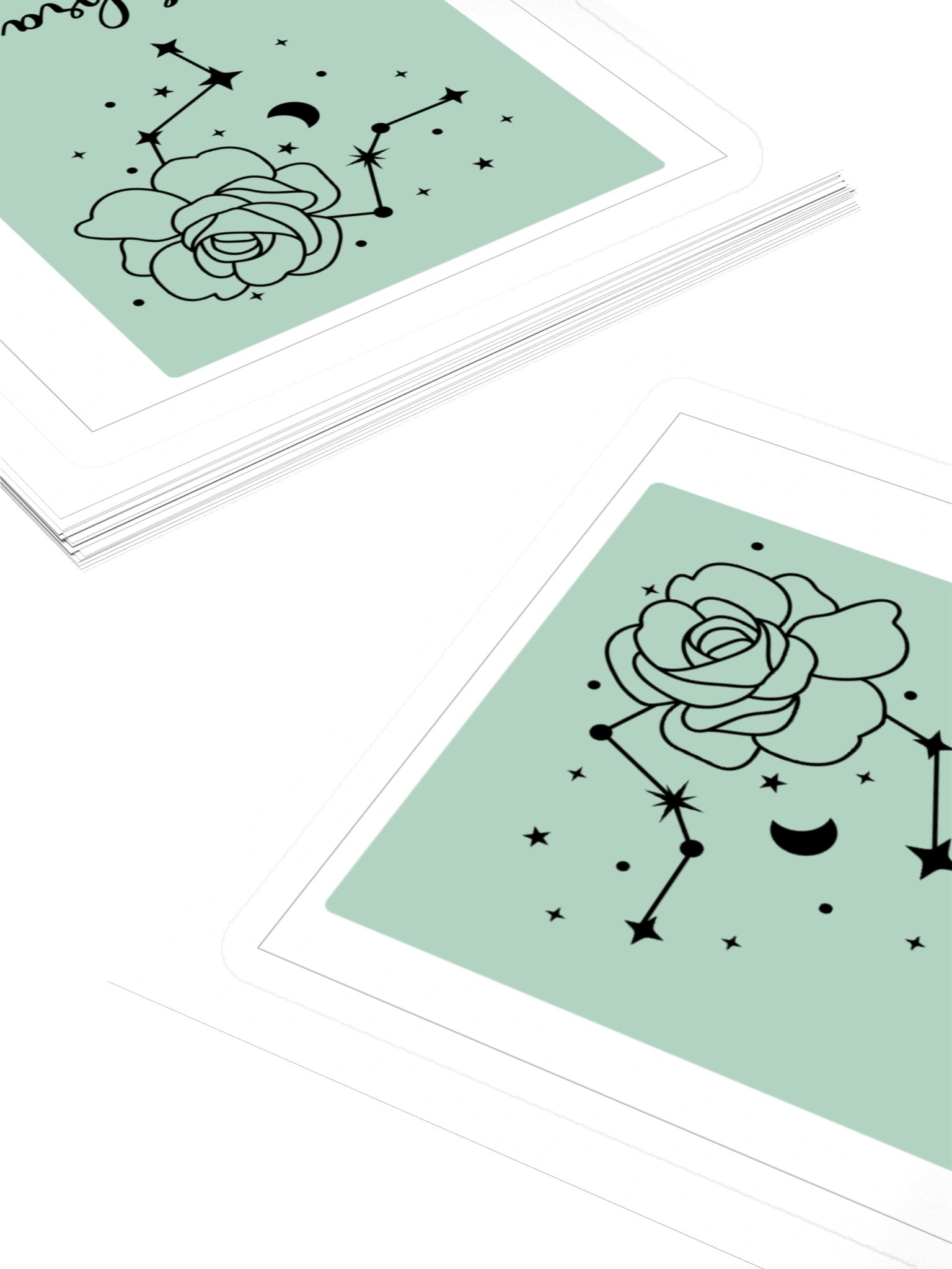 Libra Zodiac Sticker — Celestial Rose & Scales Design product image (4)