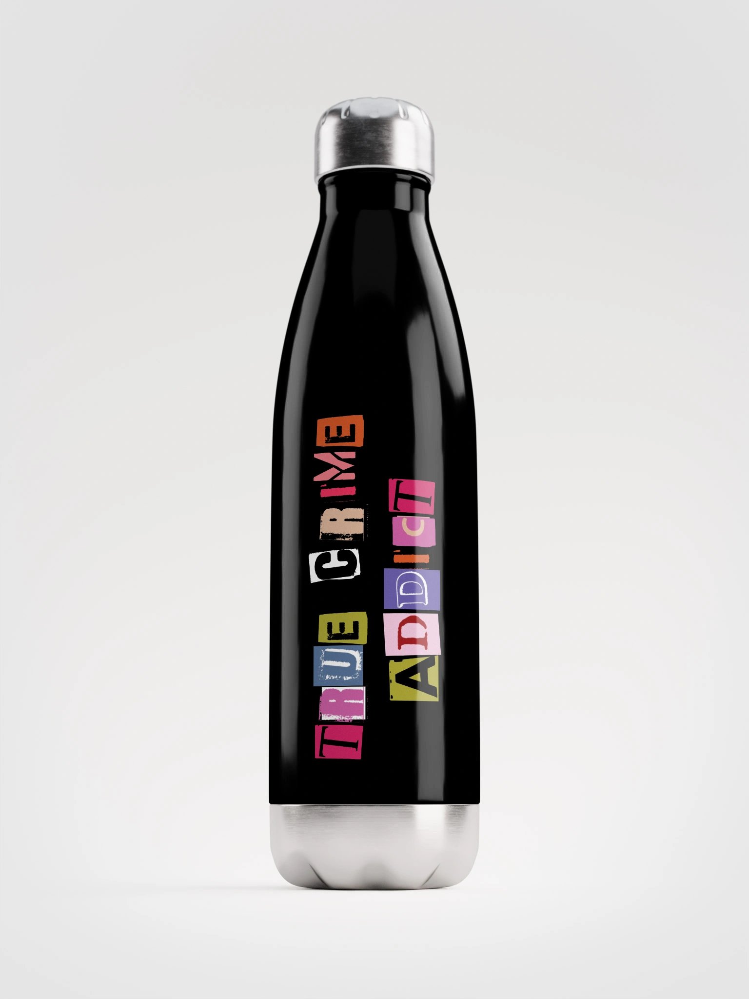 True Crime Addict Water Bottle product image (1)