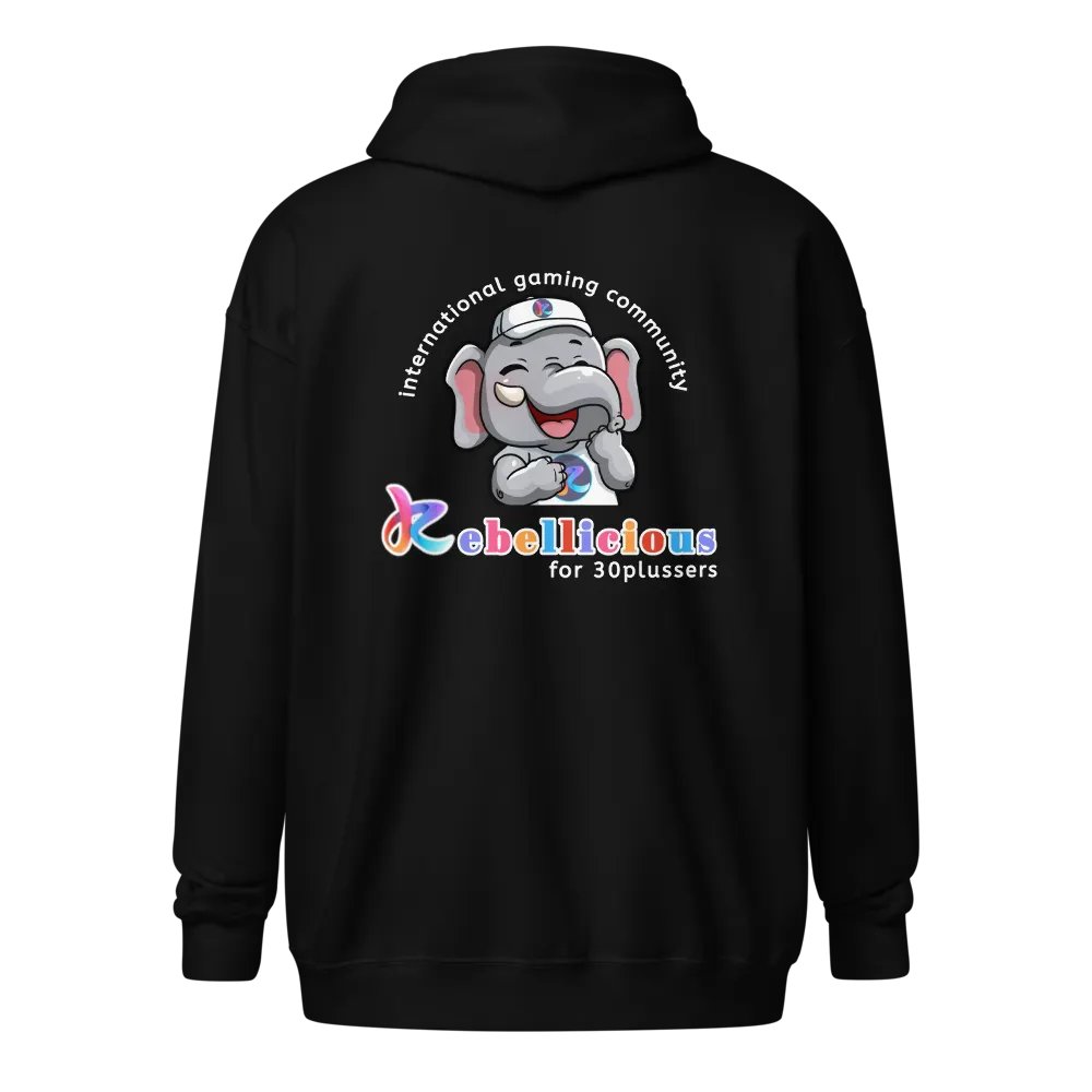 Rebellicious Laughing Zip Hoodie product image (3)