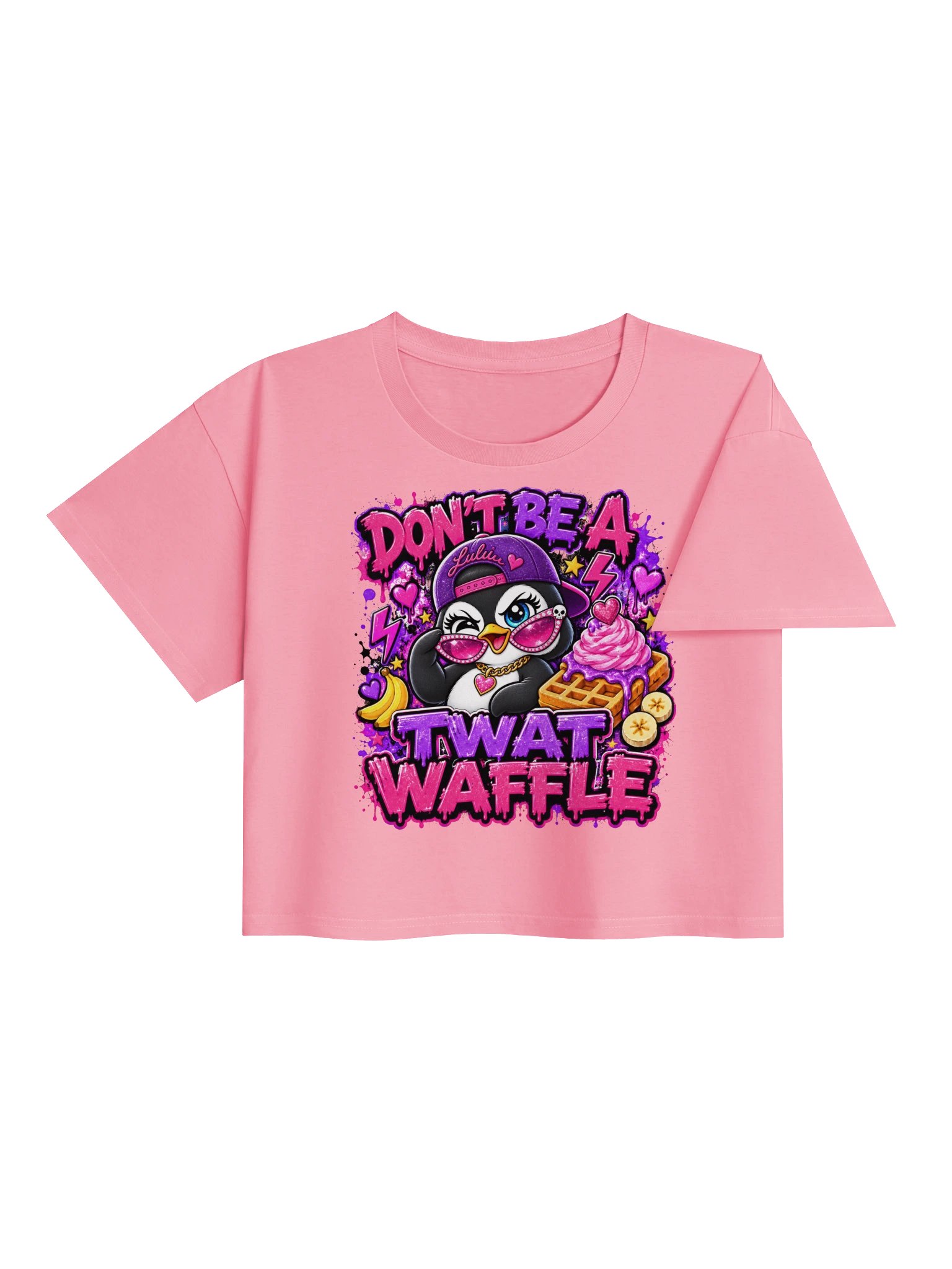 Don't Be A Twat Waffle Lulu Crop Top product image (19)