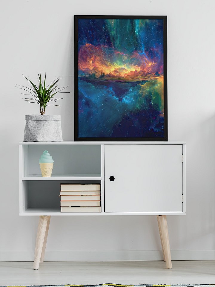 Surreal Floating Island Poster product image (1)