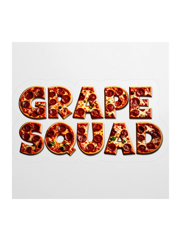 Grape Squad Pizza Sticker product image (1)