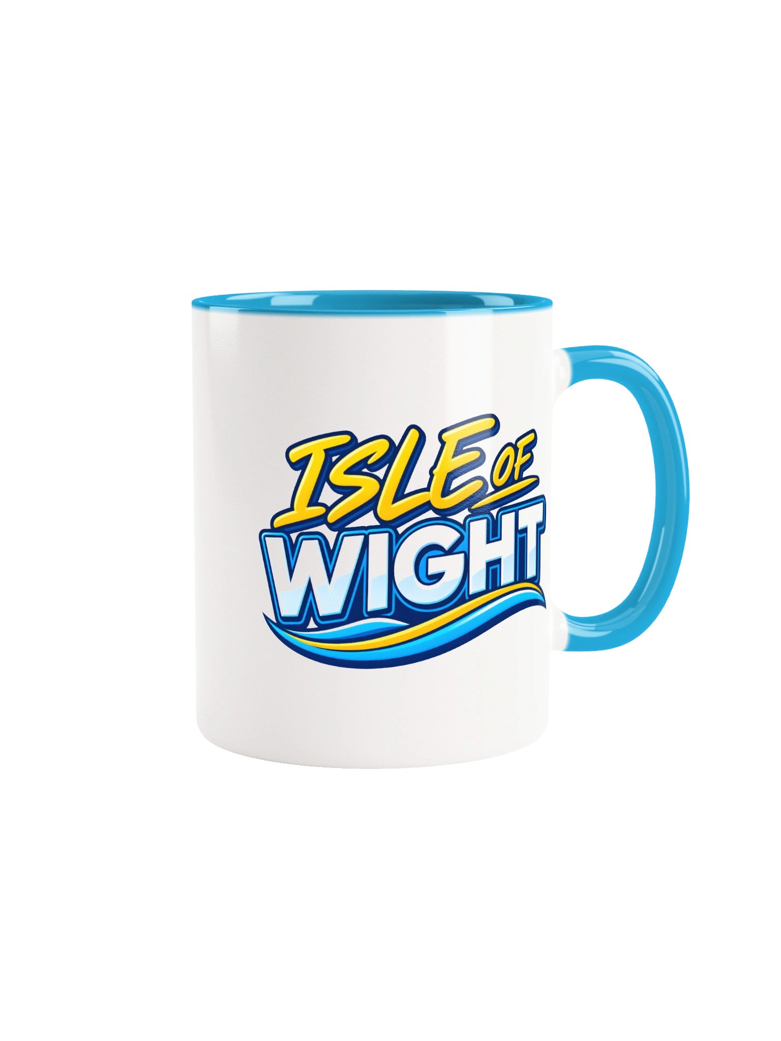 Isle of Wight Bright Logo Mug – Blue or Yellow product image (1)