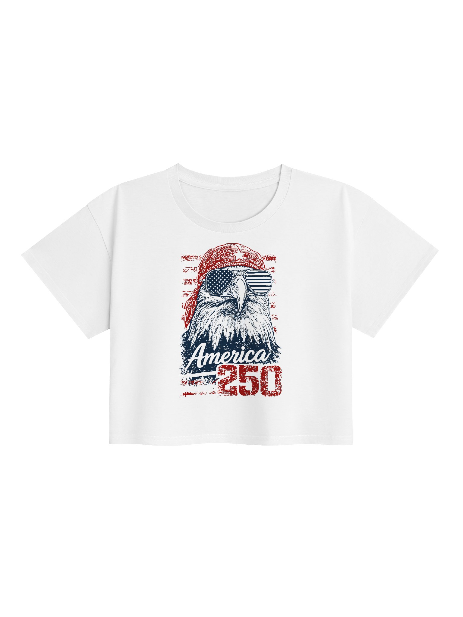 Aviator Eagle "America 250" Crop Top product image (1)