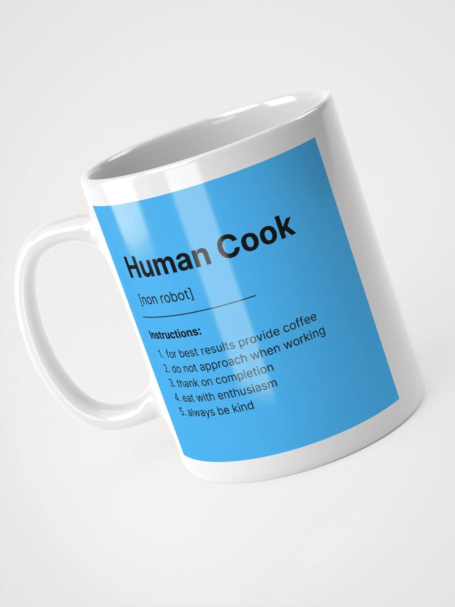 Human Cook Mug - Blue product image (3)