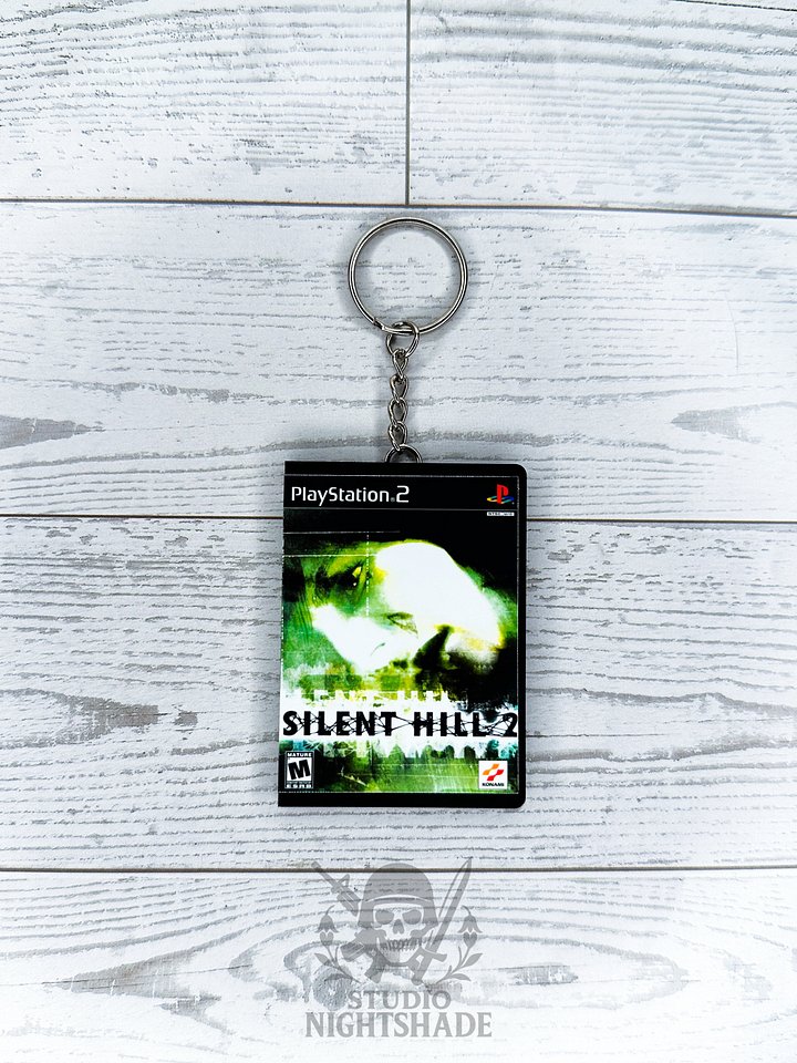 Playstation 2 Silent Hill 2 Inspired Mini Game Case Keychain product image (1)