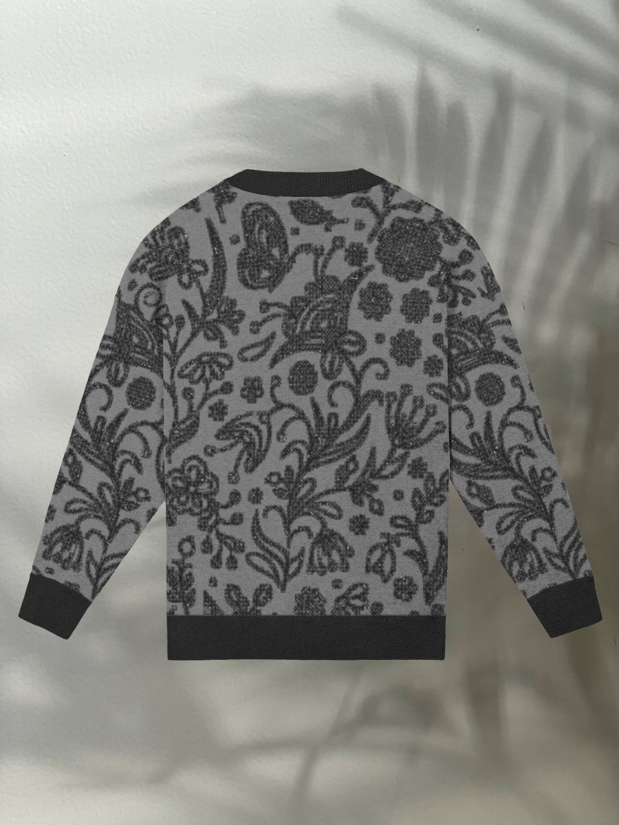 Floral Fantasy Knitted Sweater product image (2)