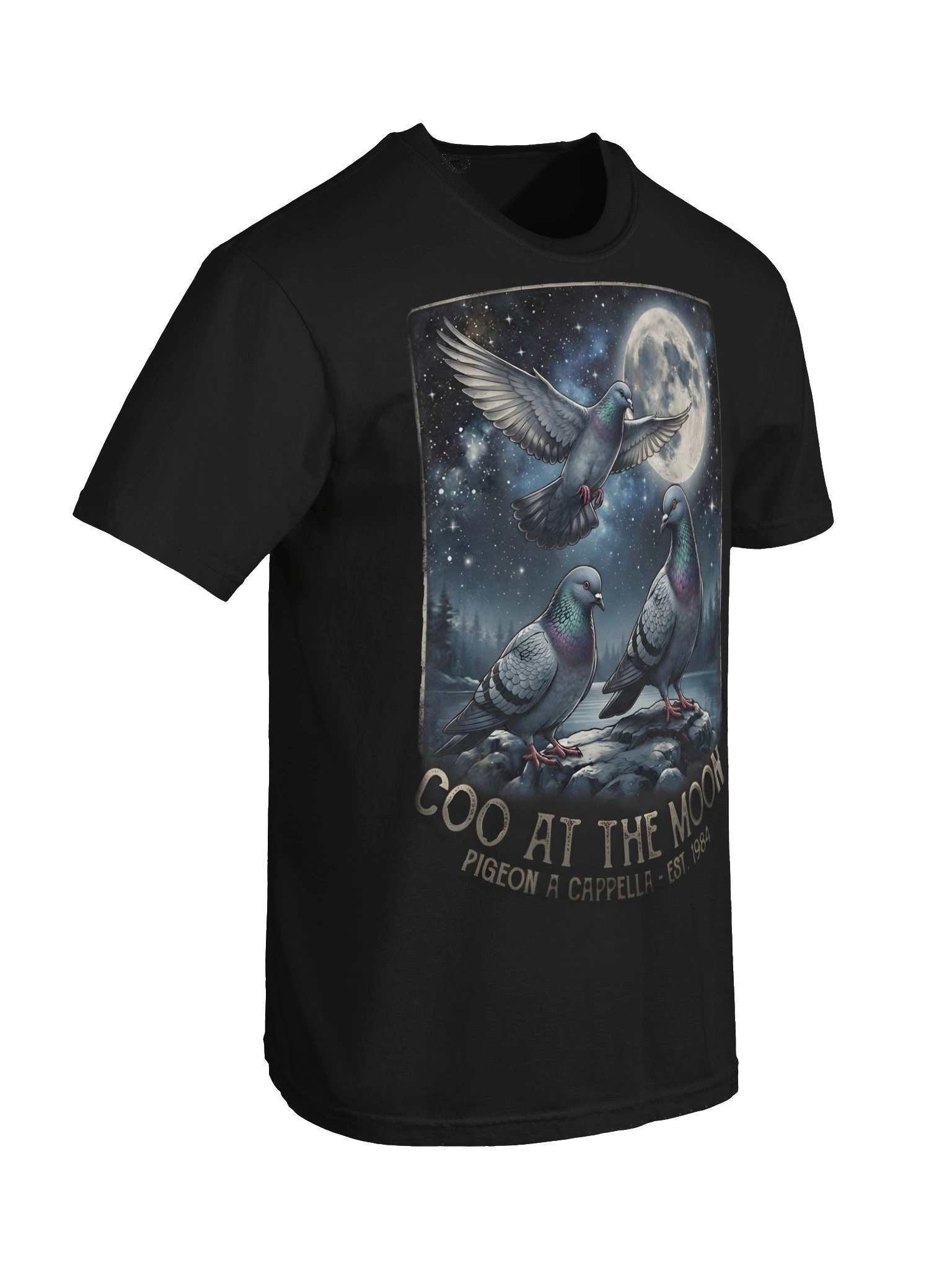 Coo at the Moon Pigeon Tee product image (6)