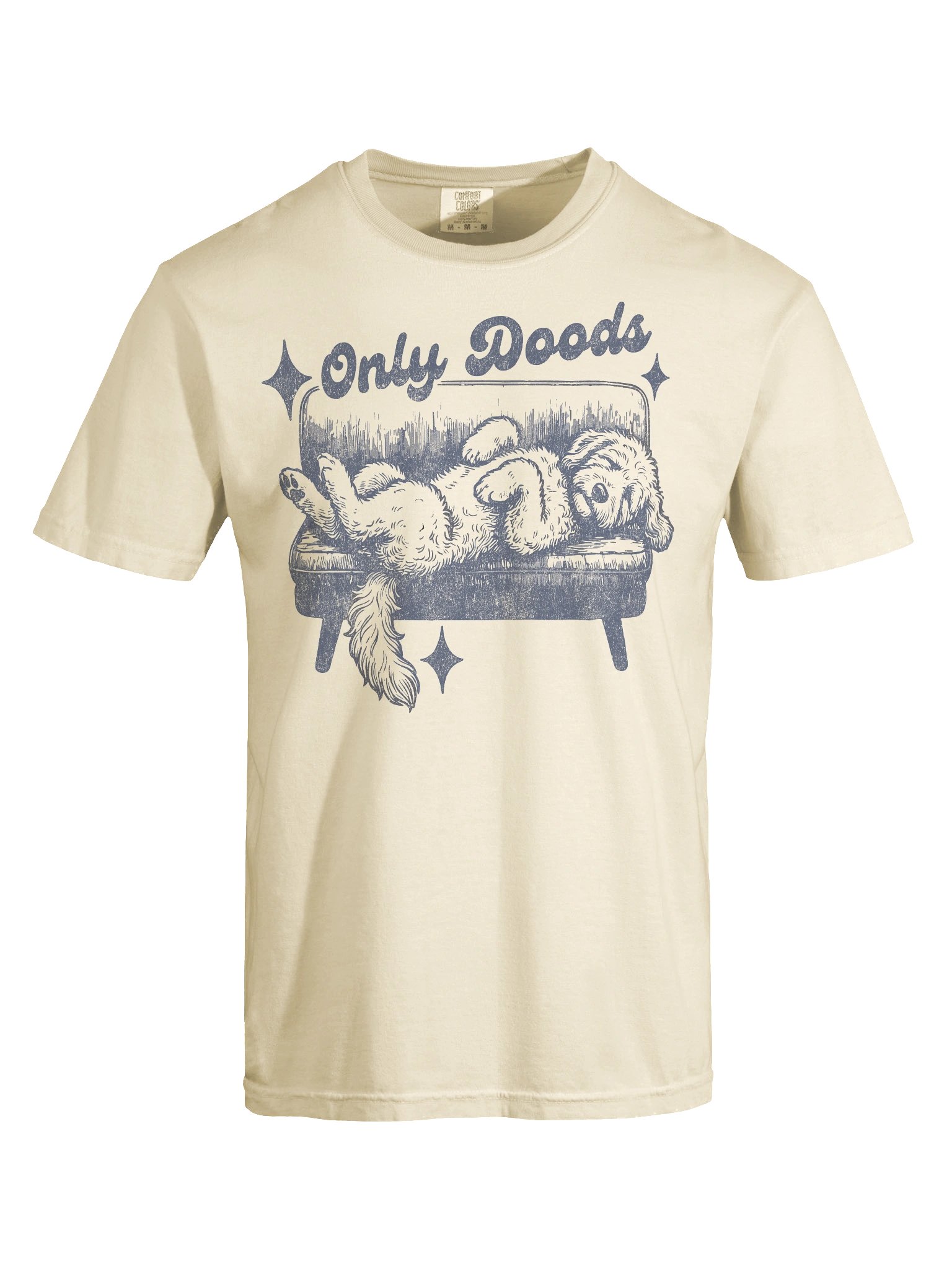Only Doods Lazy Goldendoodle Dog T-shirt product image (7)