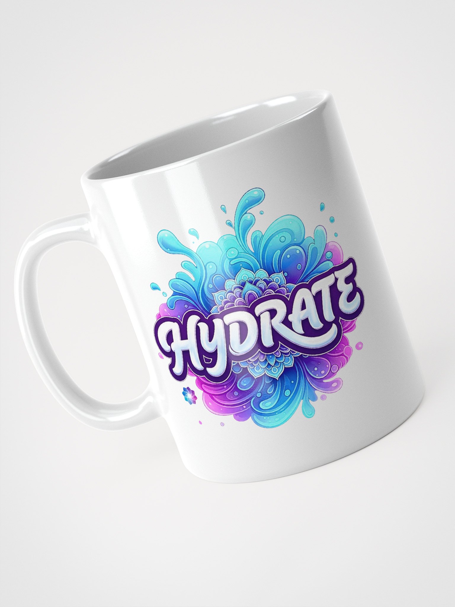 Hydrate Splash White Mug product image (3)