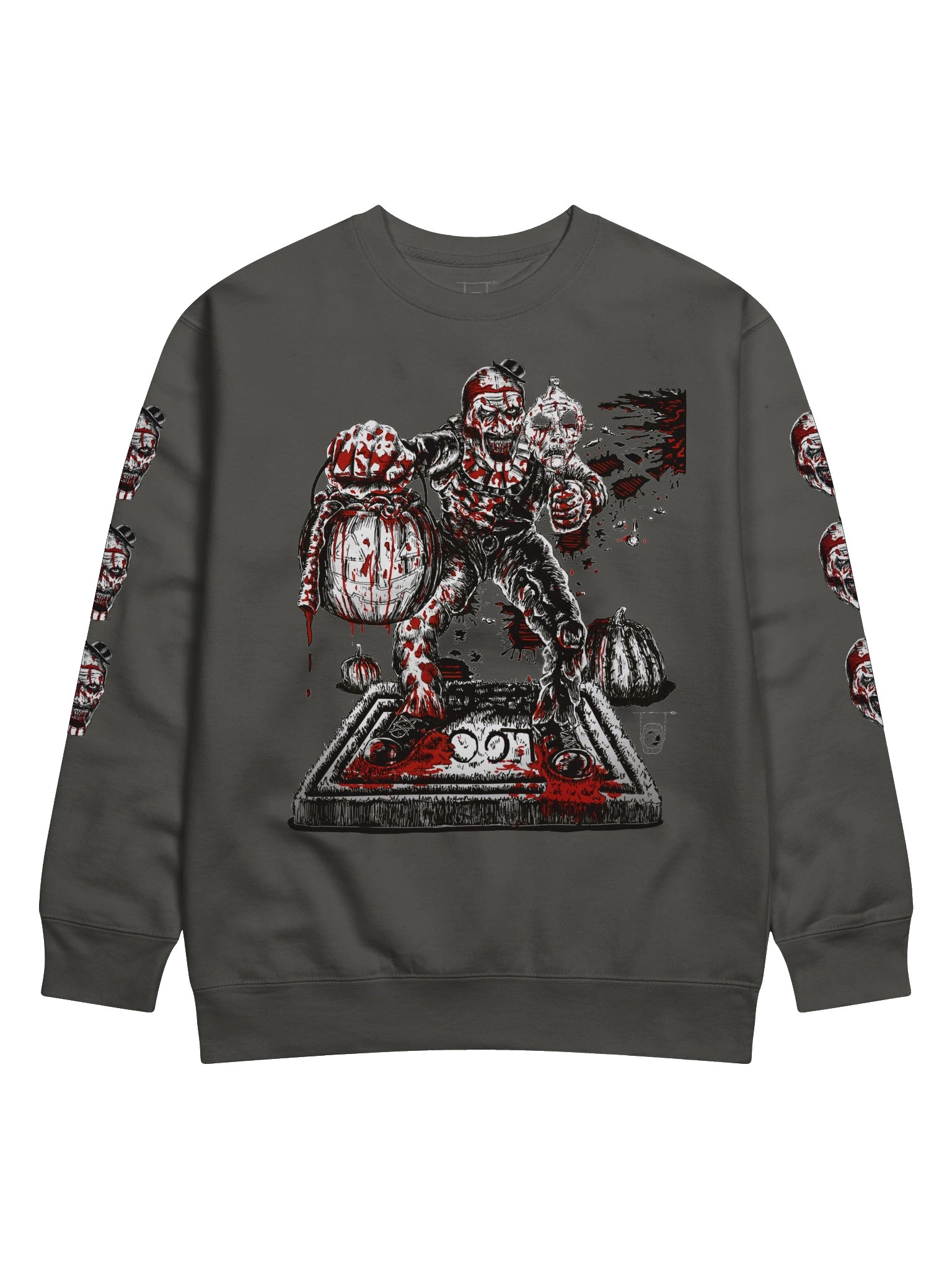 Trick or Treat with Art the Clown- Bloody Version- Unisex SweatShirt product image (2)