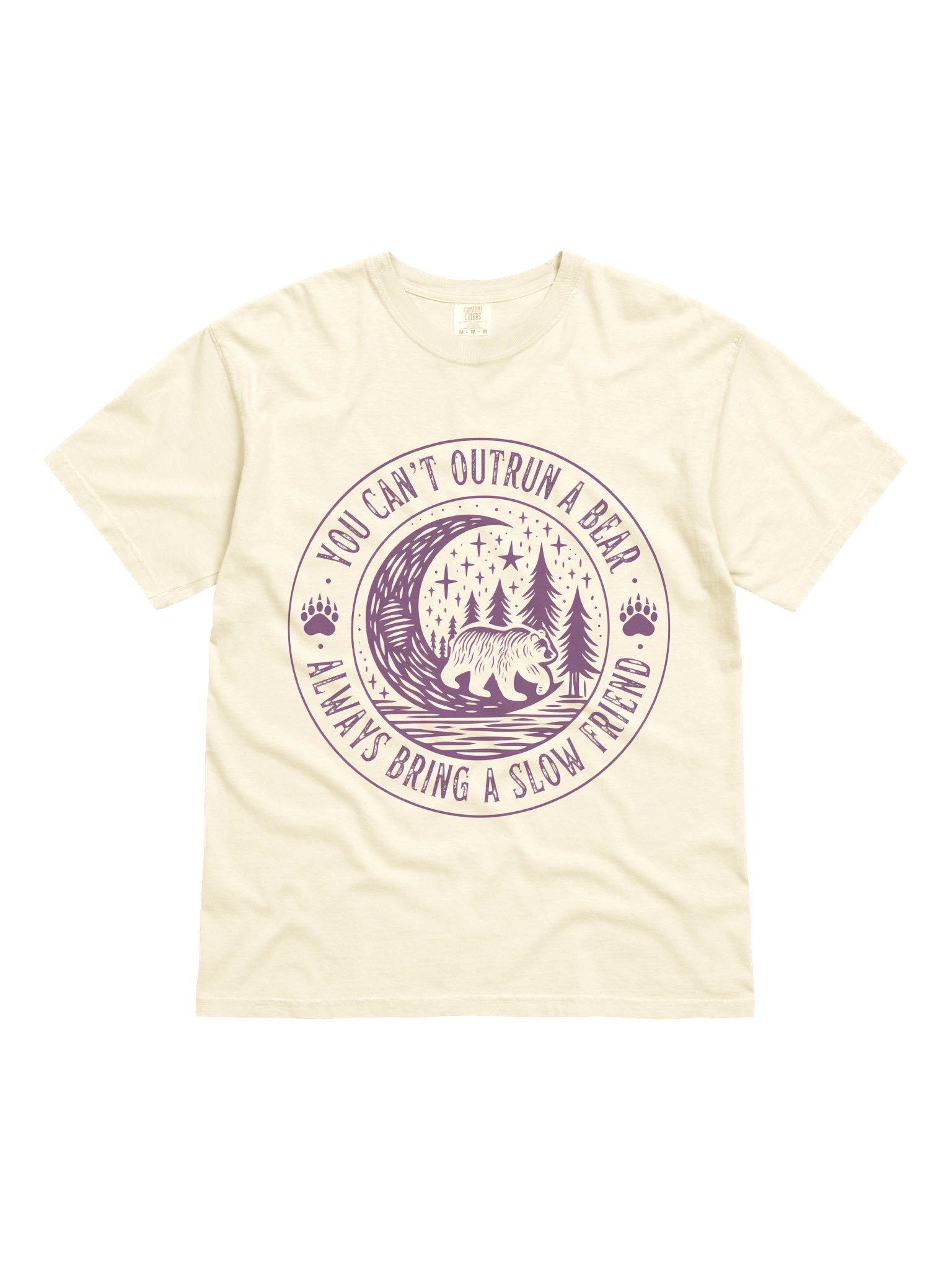 You Can’t Outrun a Bear Shirt – Funny Hiking Bear T-Shirt product image (4)