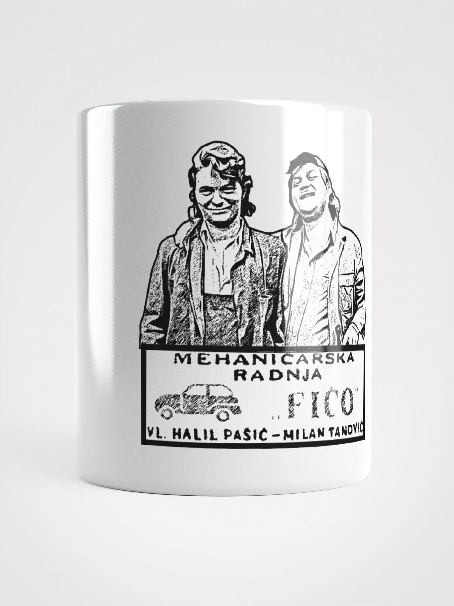 Kriva Tabla White Glossy Mug product image (1)