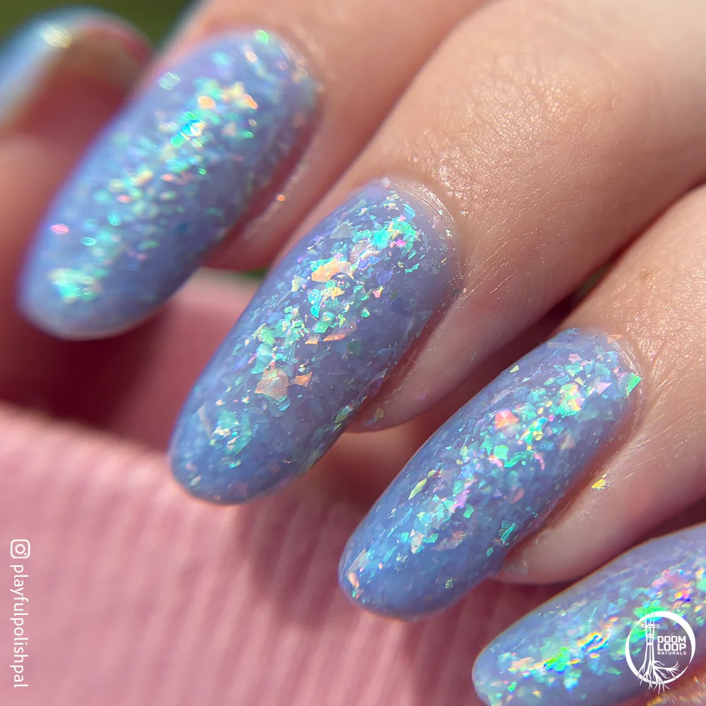 THIS FUTURE THEY FEAR - Luminous Blue Jelly Flakie Nail Polish product image (8)