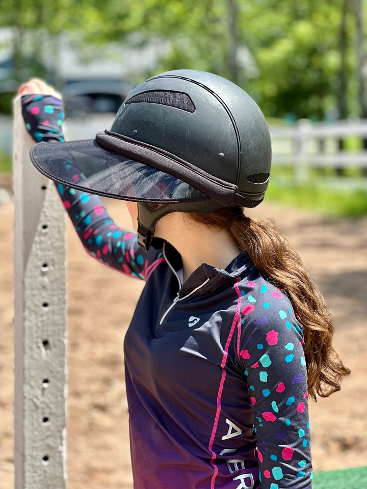 Helmet Sun Visor | UV Protection for Equestrians product image (1)