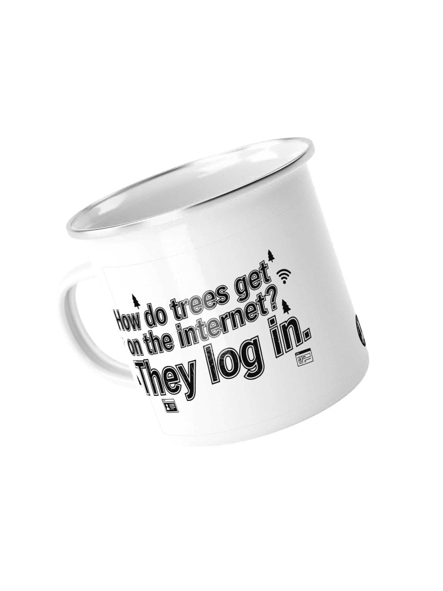 The Official OMC "Log In" Enamel Mug product image (4)