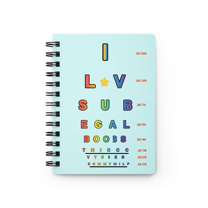 Cutey Snellen Notebook product image (1)