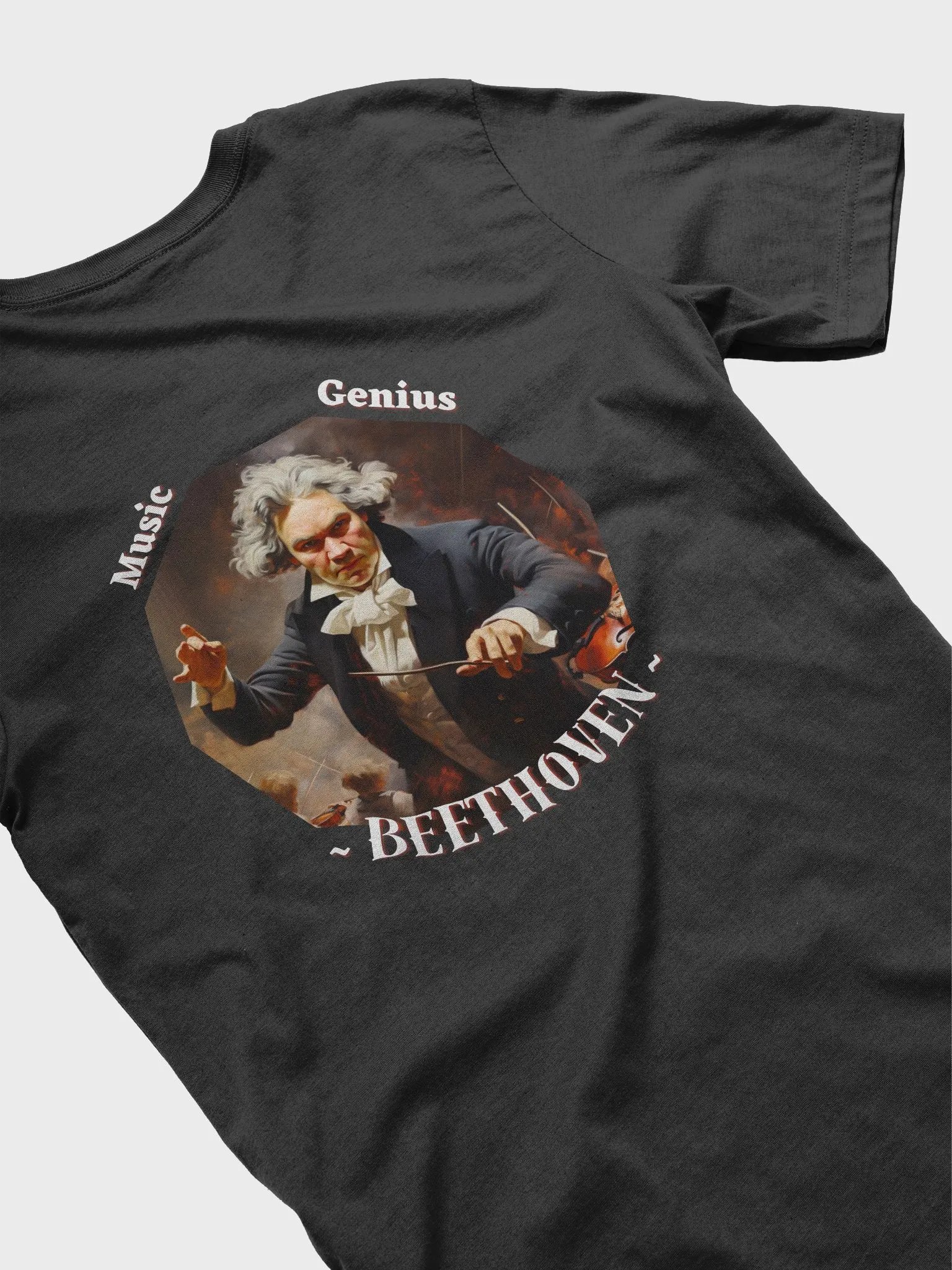 Beethoven - Music Genius | T-Shirt (Backprint) product image (11)