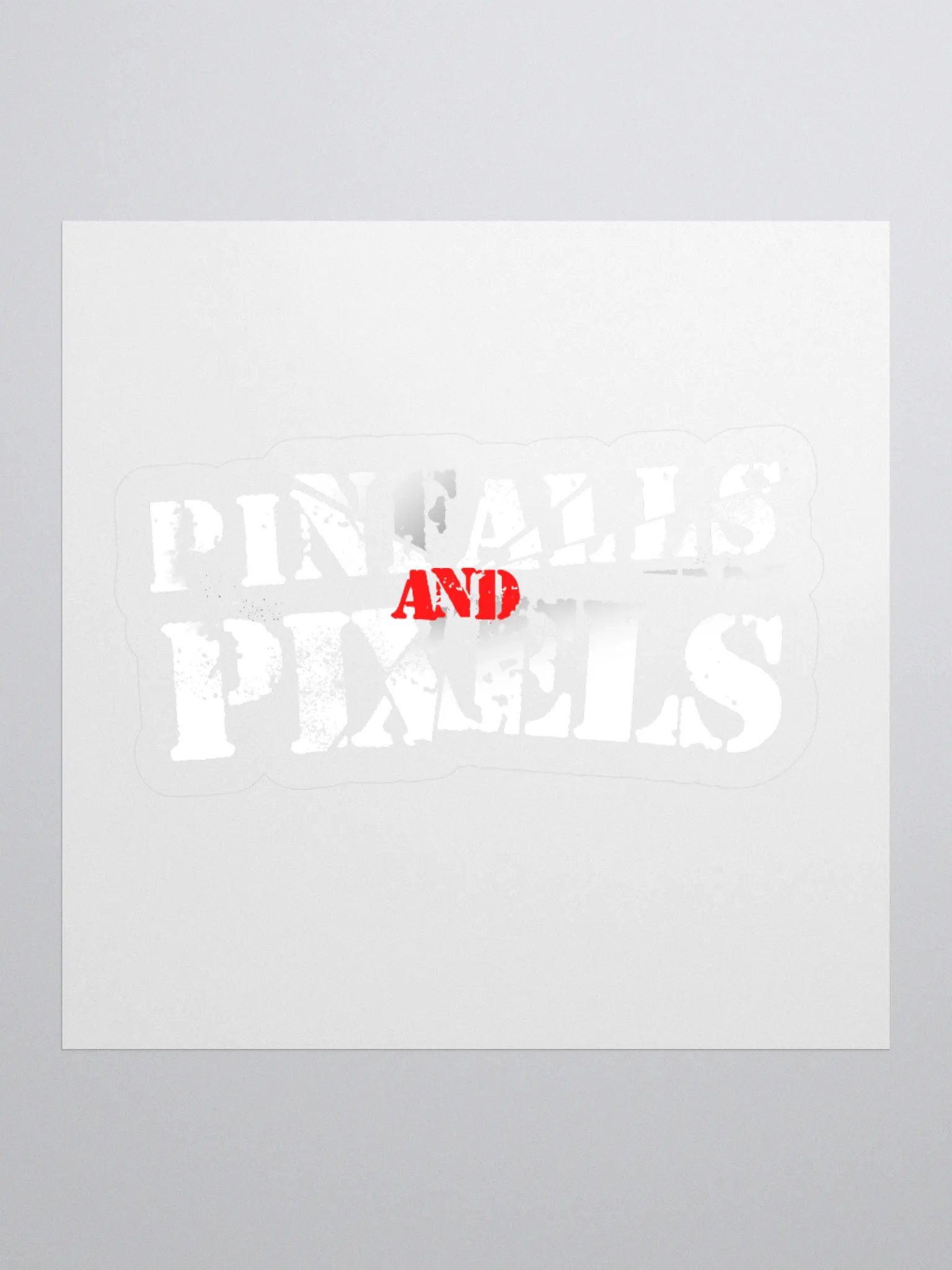 Pinfalls And Pixels Logo Sticker product image (2)
