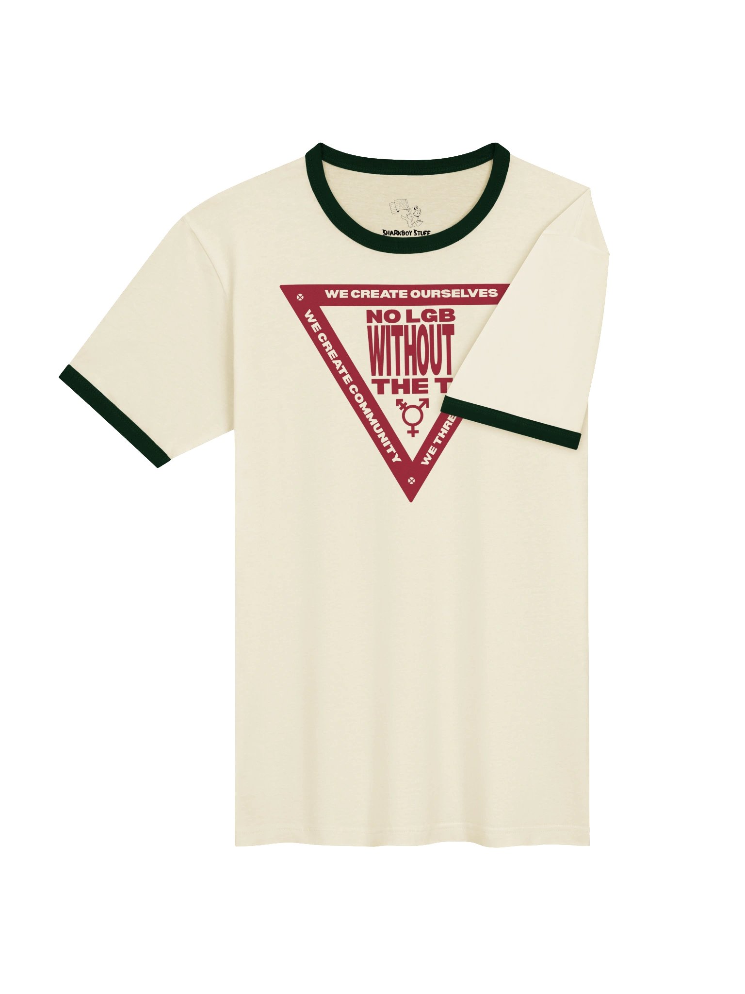 NO LGB WITHOUT THE T Ringer Tee product image (11)