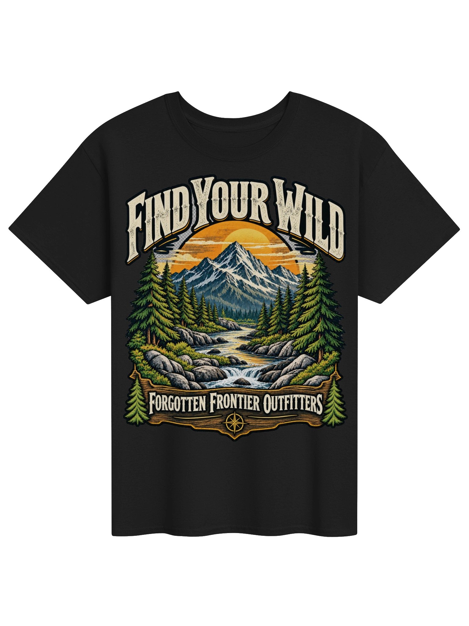 Find Your Wild T-Shirt – Mountain Hiking & Outdoor Adventure Tee product image (21)