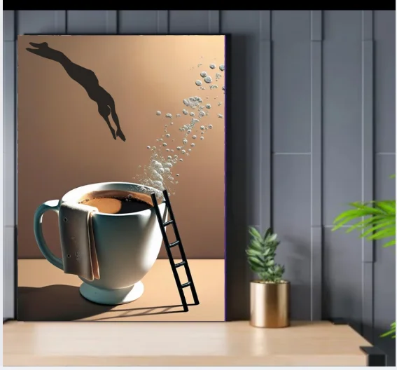 Coffee Diver Poster Wall Art product image (5)