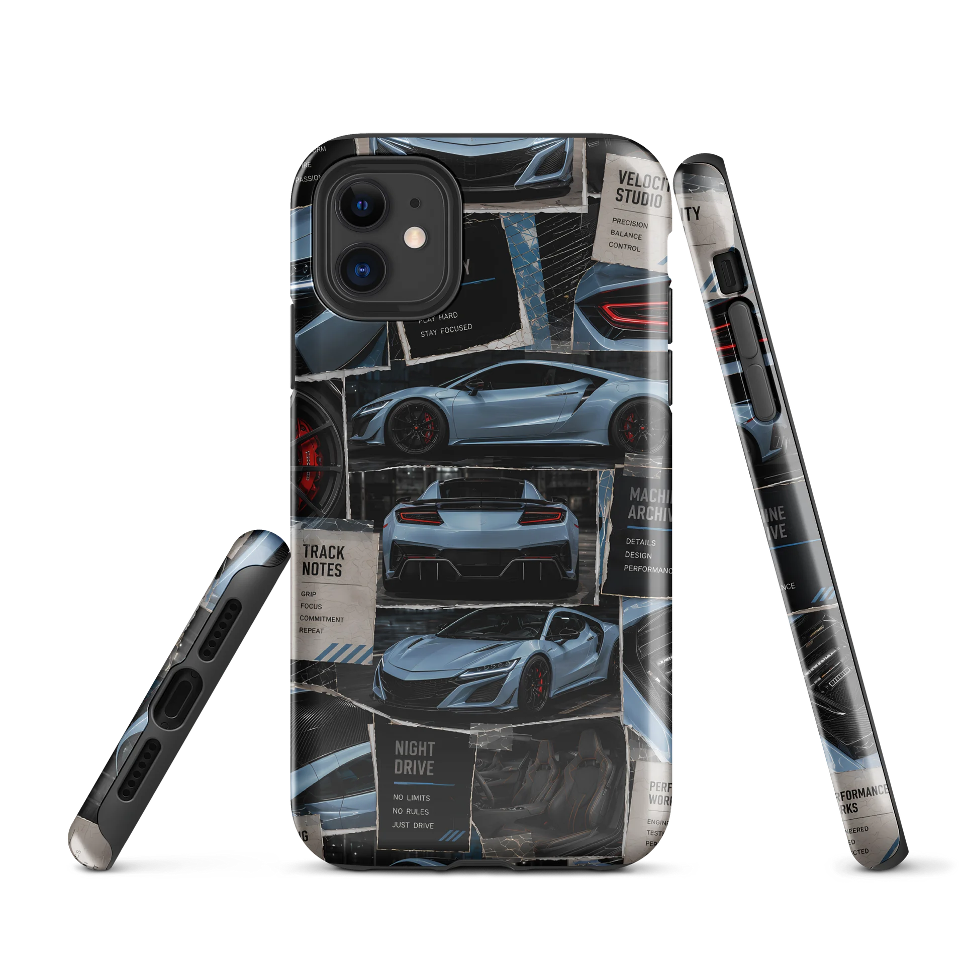 Drive Society Aero Track Notes Aesthetic Tough Case product image (1)