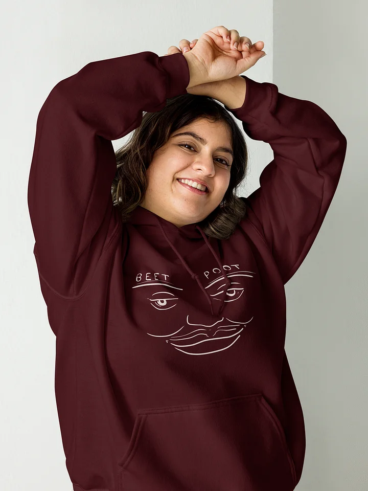 Beet Poot face classic hoodie product image (1)