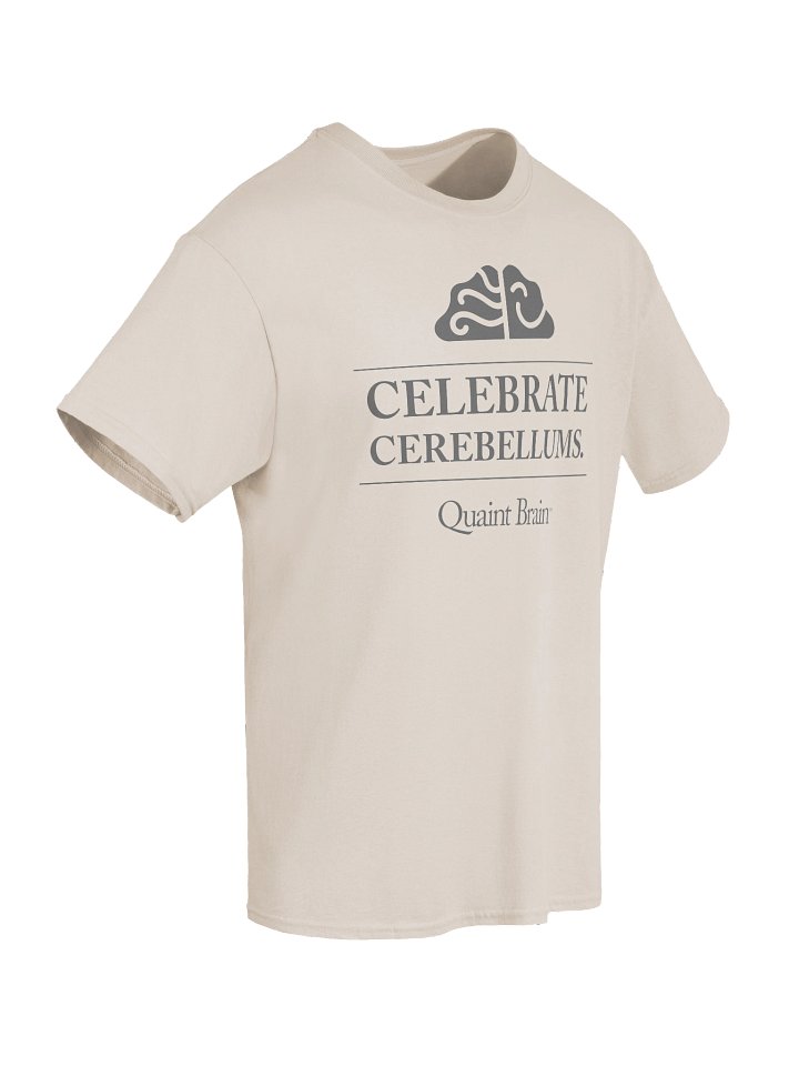 Quaint Brain™ Celebrate Cerebellums Heavyweight Cotton Tee product image (2)