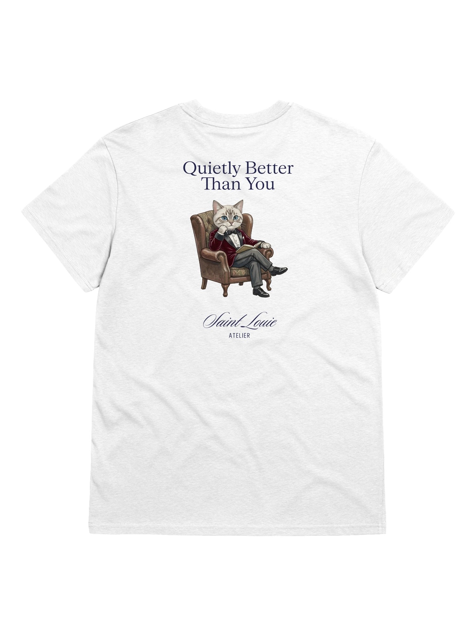 Better than you, Saint Louie Organic soft Tee, White product image (10)