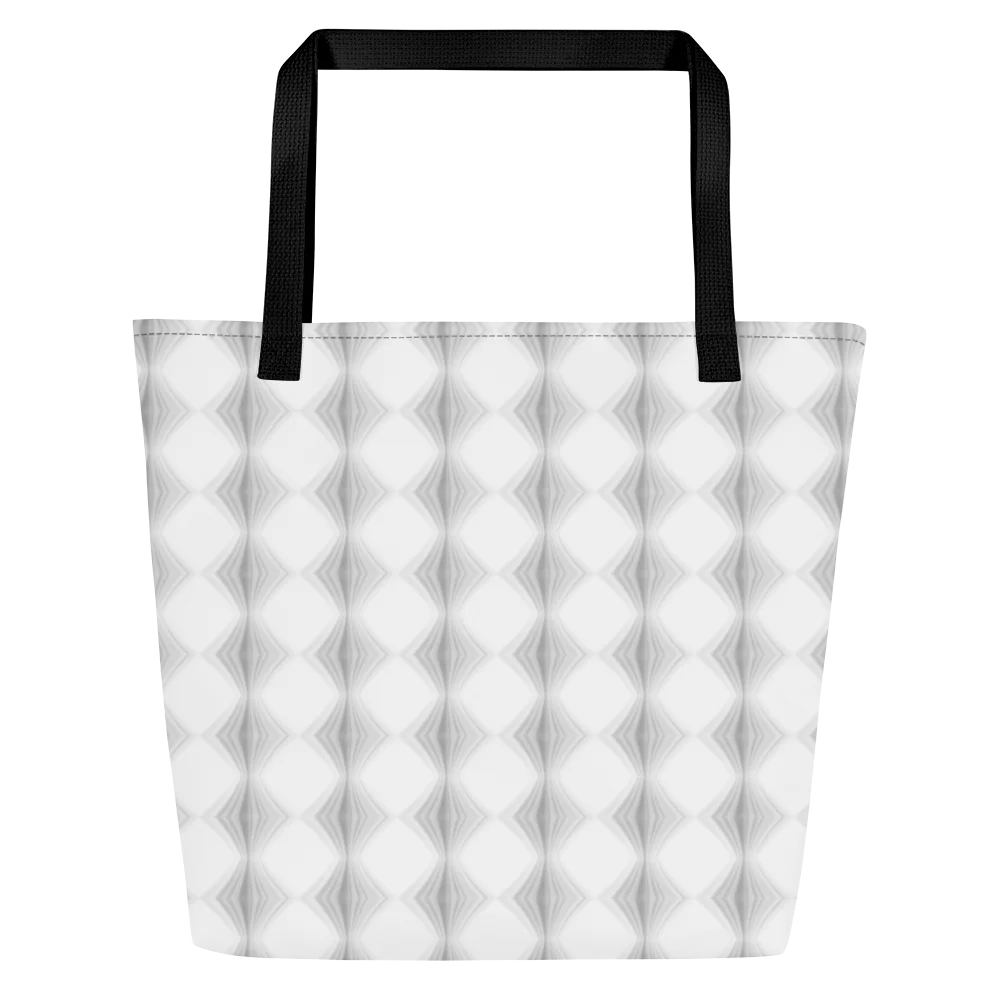 Diamond Pleats: 3D-Struktur-Handtasche Symmetry in Gray Tote Bag product image (3)