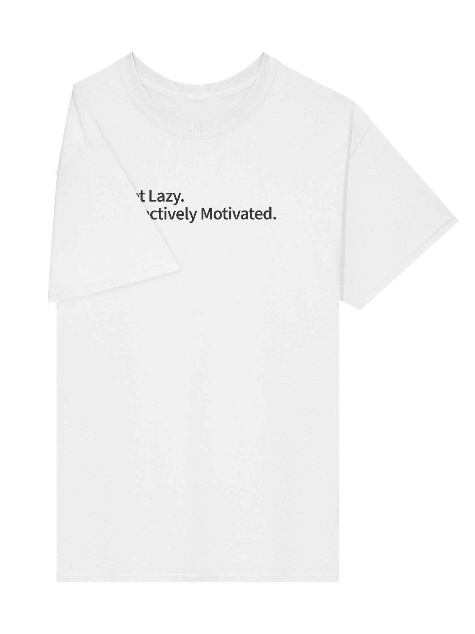 Not Lazy. Selectively Motivated. — Black Print product image (16)