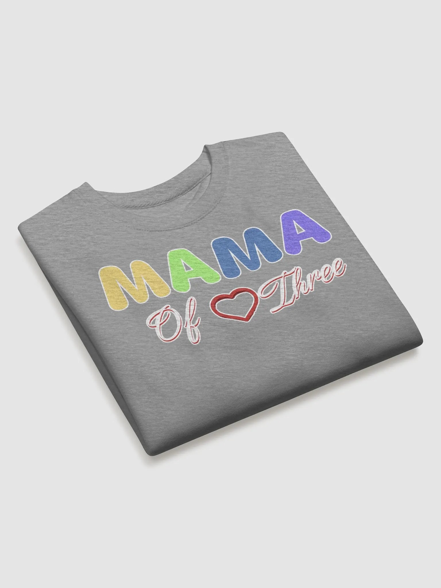 Mama of Three - Loving Family Design Sweatshirt product image (12)