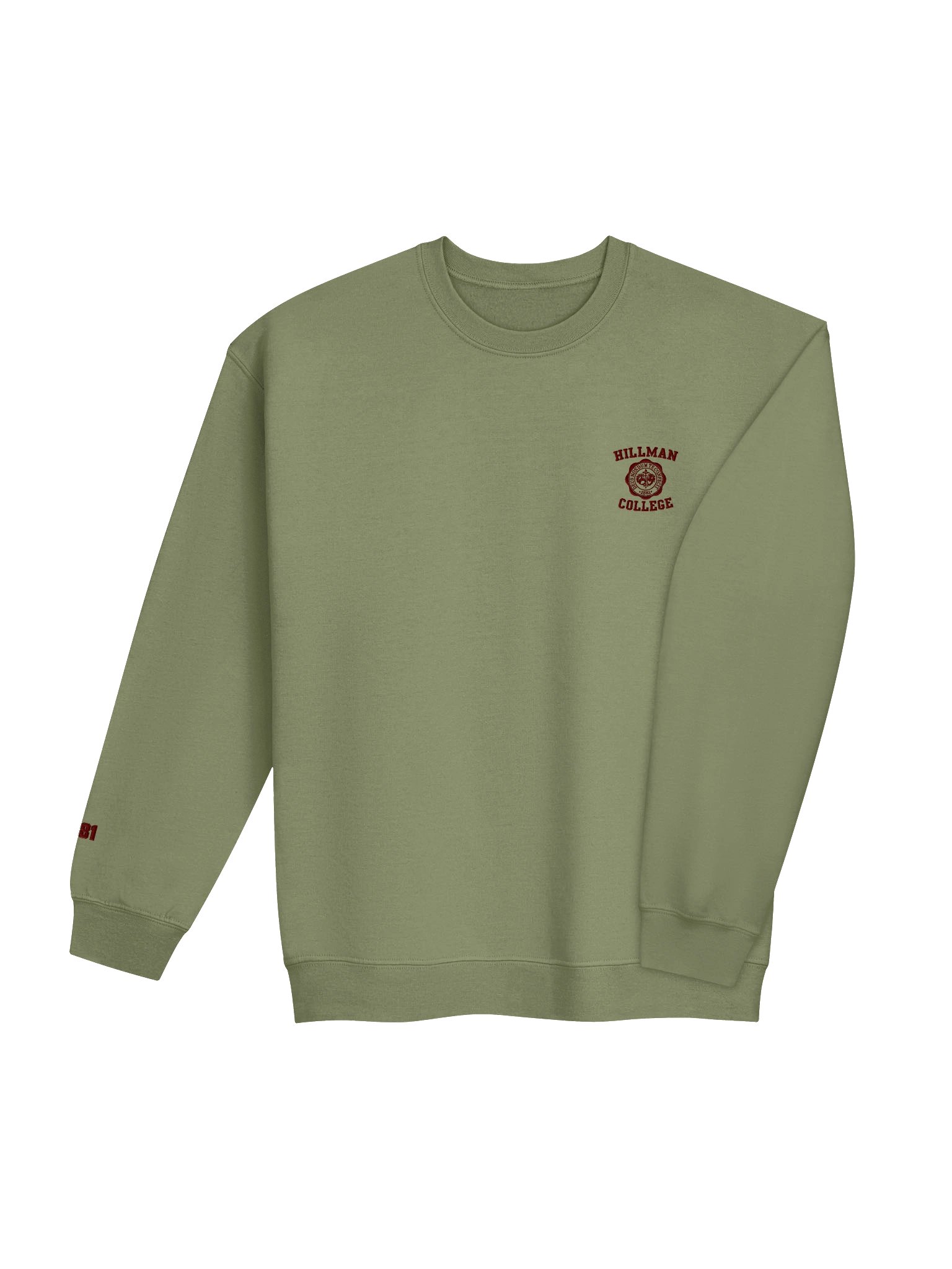I Ain't Go to Hillman. Crewneck. Embroidered. product image (24)